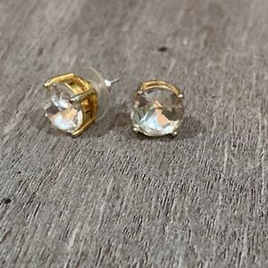 ♠️ Kate Spade ♠️ Clear gem stud earrings